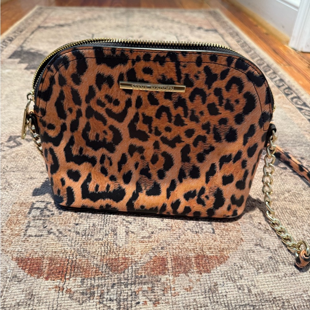 Steve Madden Leopard Print Crossbody Bag